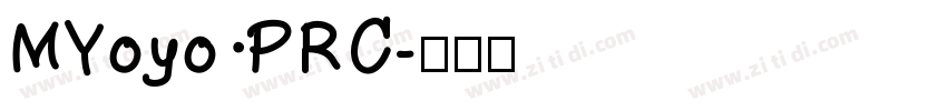 MYoyo PRC字体转换